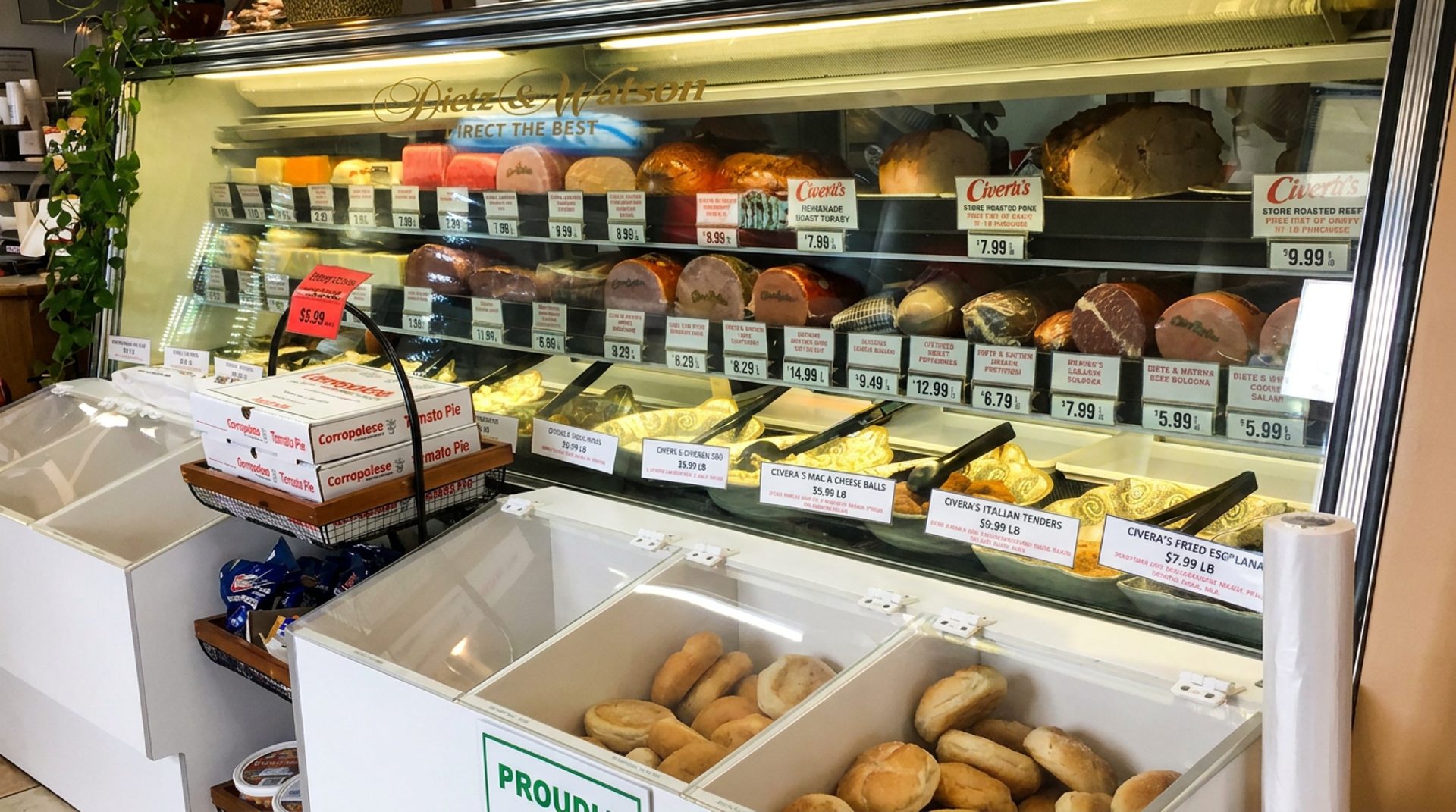 The deli counter